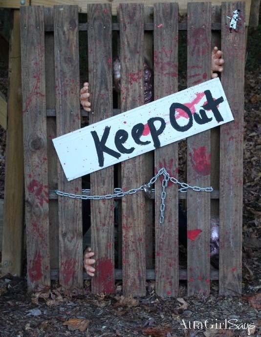 keep-out fence